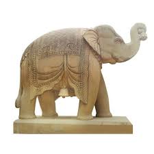 Elephant Stone Statue