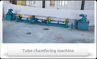 Tube end chamfering machine