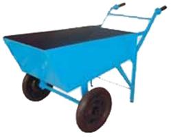 Wheel Barrow Double Wheel trolley