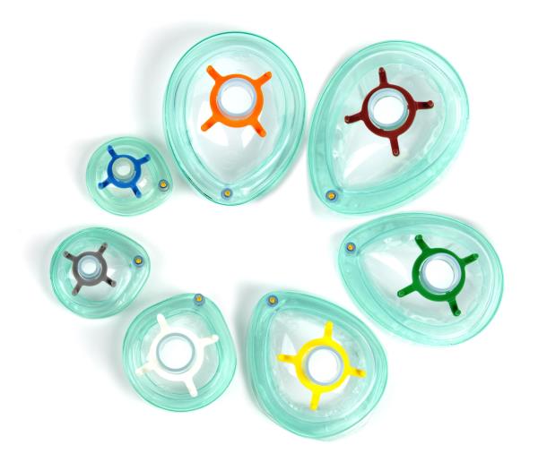 SCENTED ANAESTHESIA FACE MASK, Size 0,1 by Resuscitation (p) LTD from