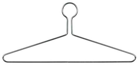 Polished chrome hangers