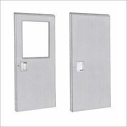 Aluminium flush door