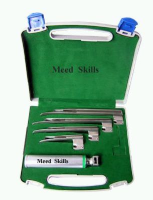 Miller Stainless Steel Fibre Optic Laryngoscope Blade Set