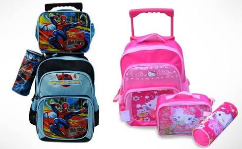 Nylon Baby school bags