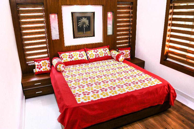 Handloom cotton Bed Sheet