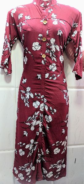 Rayon fancy kurti