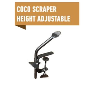 Metal Height Adjustable Coco Scraper