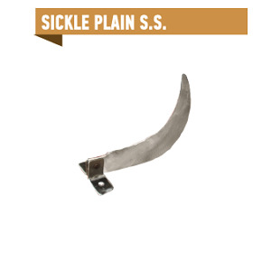 Polished Stainless Steel Plain Sickle, Feature : Durable