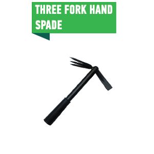 Metal Three Fork Hand Spade