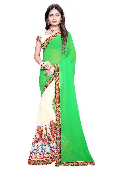 Georgette Traditional Wear Sarees, Age Group : 20-65