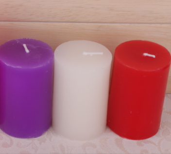 perfumed colored candle