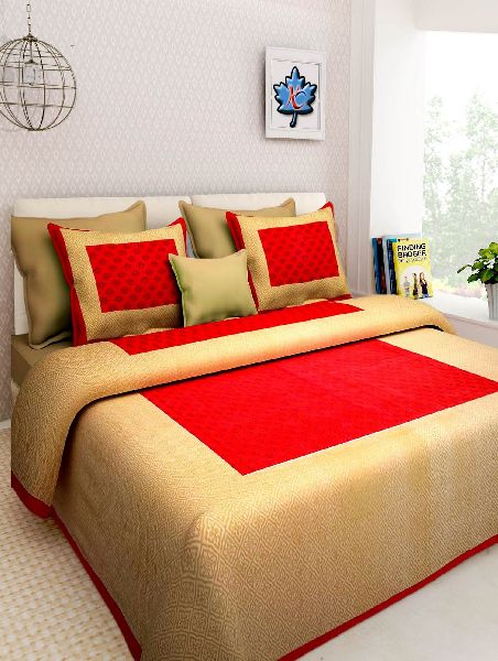 Jaipuri Prints Cotton Double Bedsheet