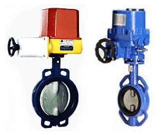 Electrical Actuator Operated Butterfly Valve