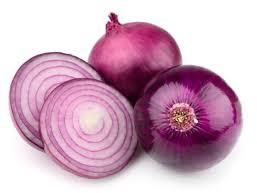 Organic fresh red onion