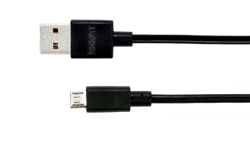 DATA CABLE 2A BLACK 2M MICRO USB