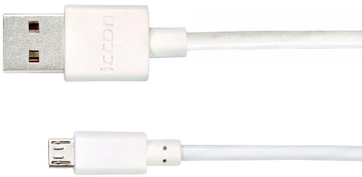 DATA CABLE 2A WHITE 1M MICRO USB