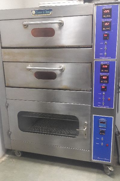 Double Deck Oven with Provin Cabinet