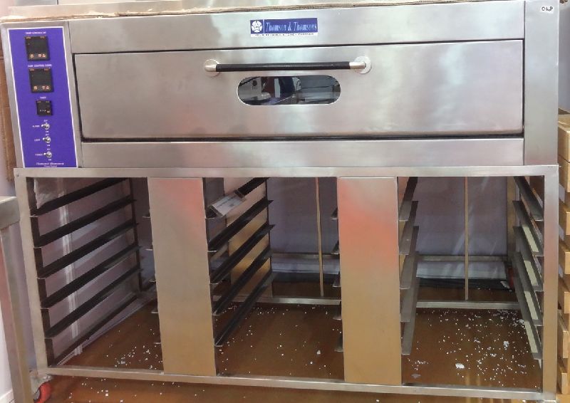 Single Deck Oven FIVE Trays with Trolley