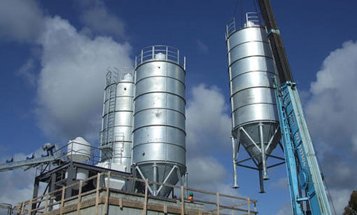 Polished Metal storage silo, Feature : Durable, Large Capacity