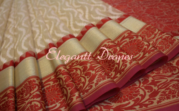 organza silk saree