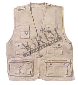 100% Cotton Fishing Jacket, Size : S-3XL