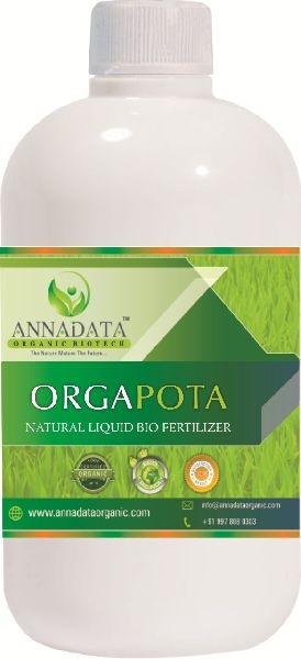 Orgapota Natural Liquid Bio Fertilizer, for Agriculture, Packaging Type : PP Pack