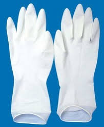 Non sterile latex gloves