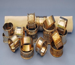 Copper Napkin Ring Set, Size : 1iinch, 2iinch, 3iinch