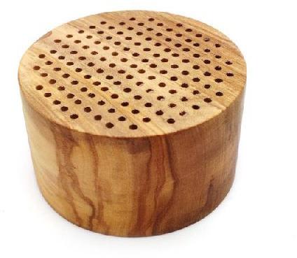 Round Wooden Speaker