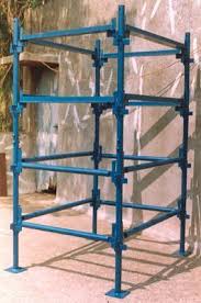 Wedge lock scaffolding