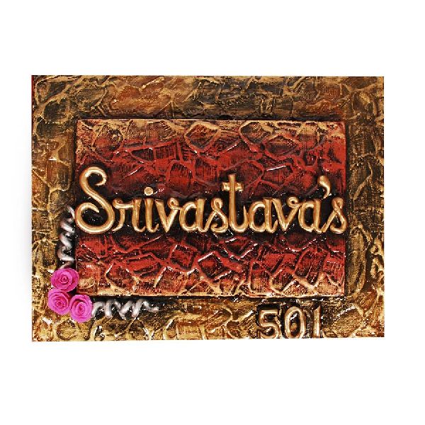 Polished Wooden Decorative Name Plates, for Decoration, Length : 15-30inch
