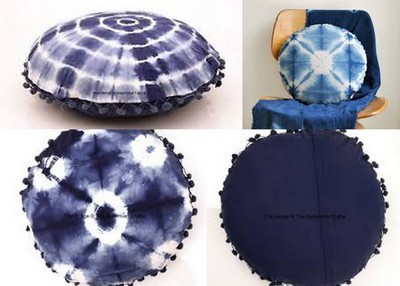 Sibori Tie n Die Cushion cover, for HOME, Size : 16*16