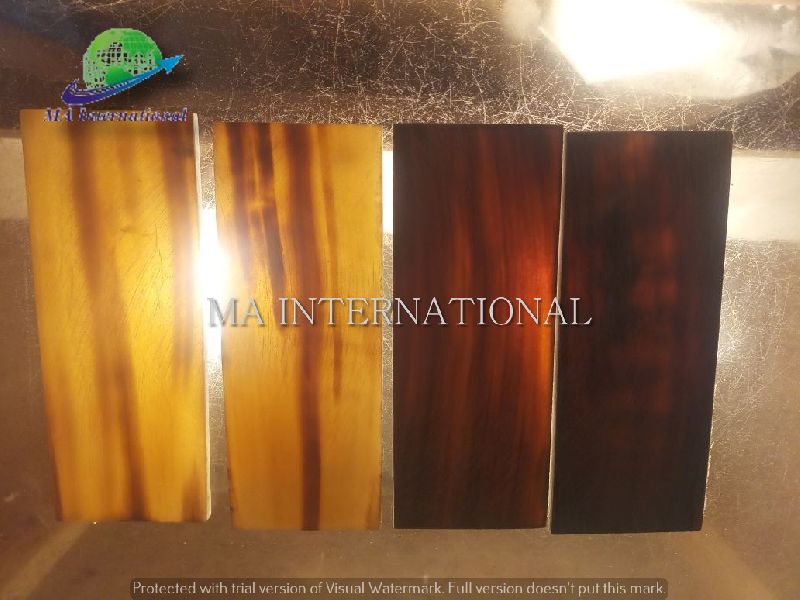 MA INTERNATIONAL Buffalo Horn Plate, for used optical frame, Size : 160x60x4mm