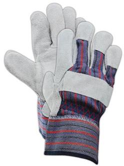 Gunn Pattern Split Leather Palm Gloves