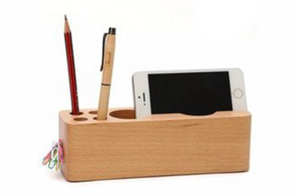 Wooden Desktop Organizer