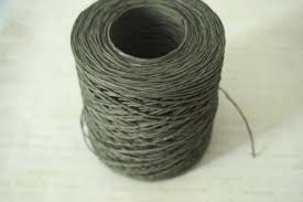 Paper wrapped wire
