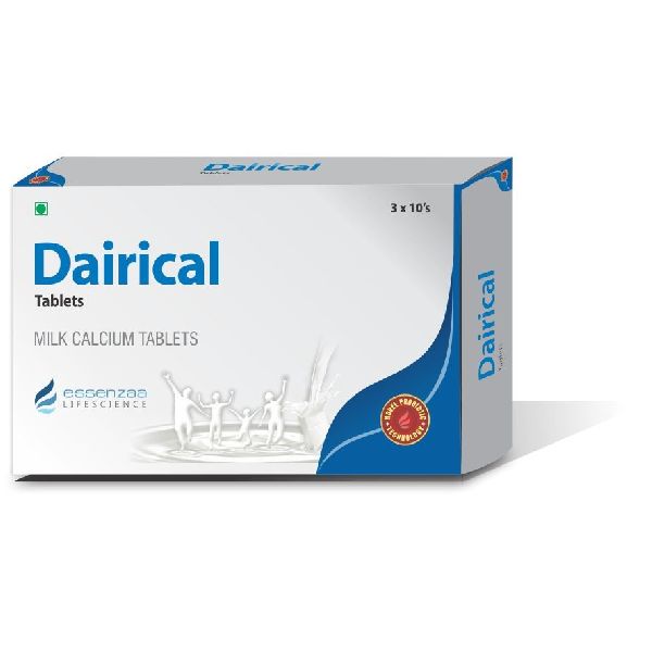 Dairical Tablets, Packaging Type : Bottle