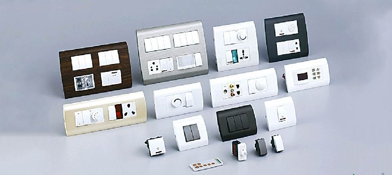 Plastic Plain Modular Electrical Switch, Socket Type : Wall Socket