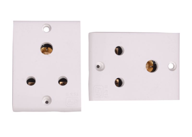 Ceramic Safety Shutter Socket, for Power Supply, Feature : 4 Times Stronger, Easy To Use, Good Quality