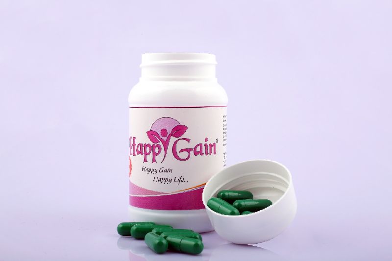 Happy Gain (100% Herbal Weight Gain Capsules)