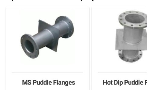 M.S Puddle Flanges