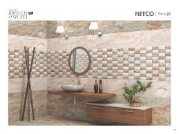 Joint free wall tiles