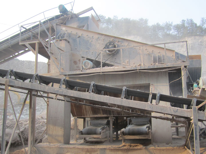 Calcite mining and processing plant