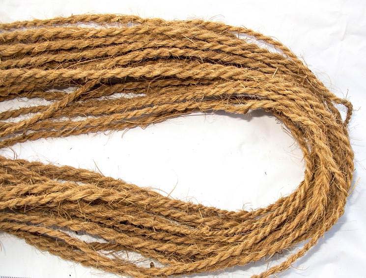 Double Coir Rope,coir rope, Color : Brown at Best Price in