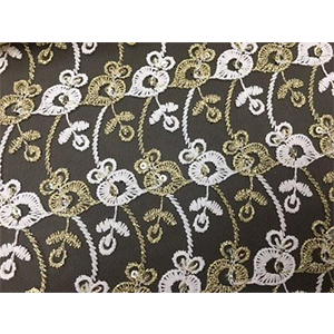 Net Embroidery Fabric, for Dress, Home Furnishings etc.