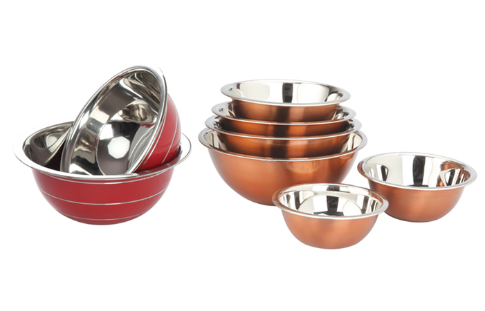 Metal Kitchen Mixing Bowls, Feature : Light Weight