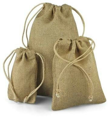 Jute Potli Bags, for Multi Purpose, Pattern : Plain