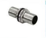 Brass Two Side Threaded Tank Connector, Color : Silver