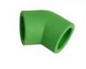 PPR 45 Degree Pipe Elbow, Color : Green