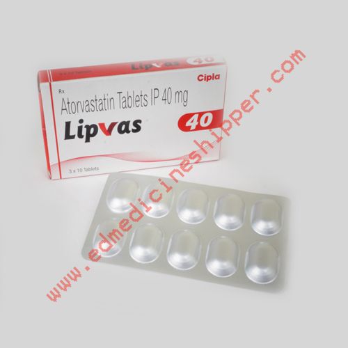Lipvas 40mg Tablets